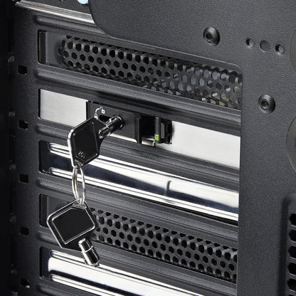 StarTech.com Tarjeta PCIe x4 a SSD NVMe M.2 - Rack Móvil Backplane con Bandeja Removible Hot Swap Intercambiable en Caliente - Bahía de Unidad PCIe 4.0/3.0 - con Llave (M2-Removable-PCIE-N1