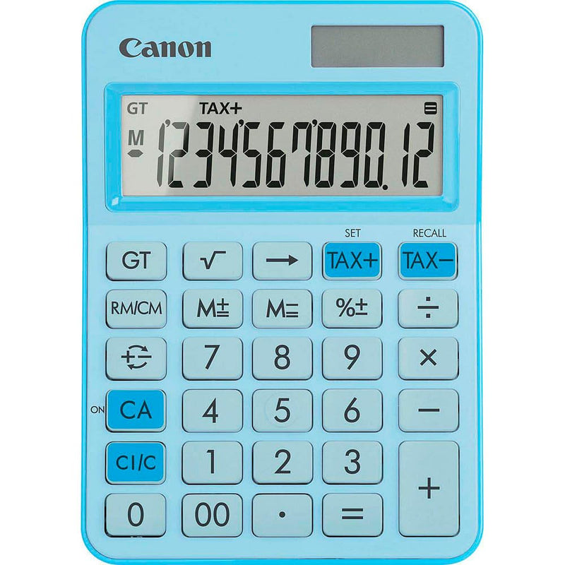 Canon LS-125KB-PBL, Scientific Calculator, Suitable for School and Business, Dual Power Battery, Tax Calculations and Grand Total Function, Large Flat Display and Keys