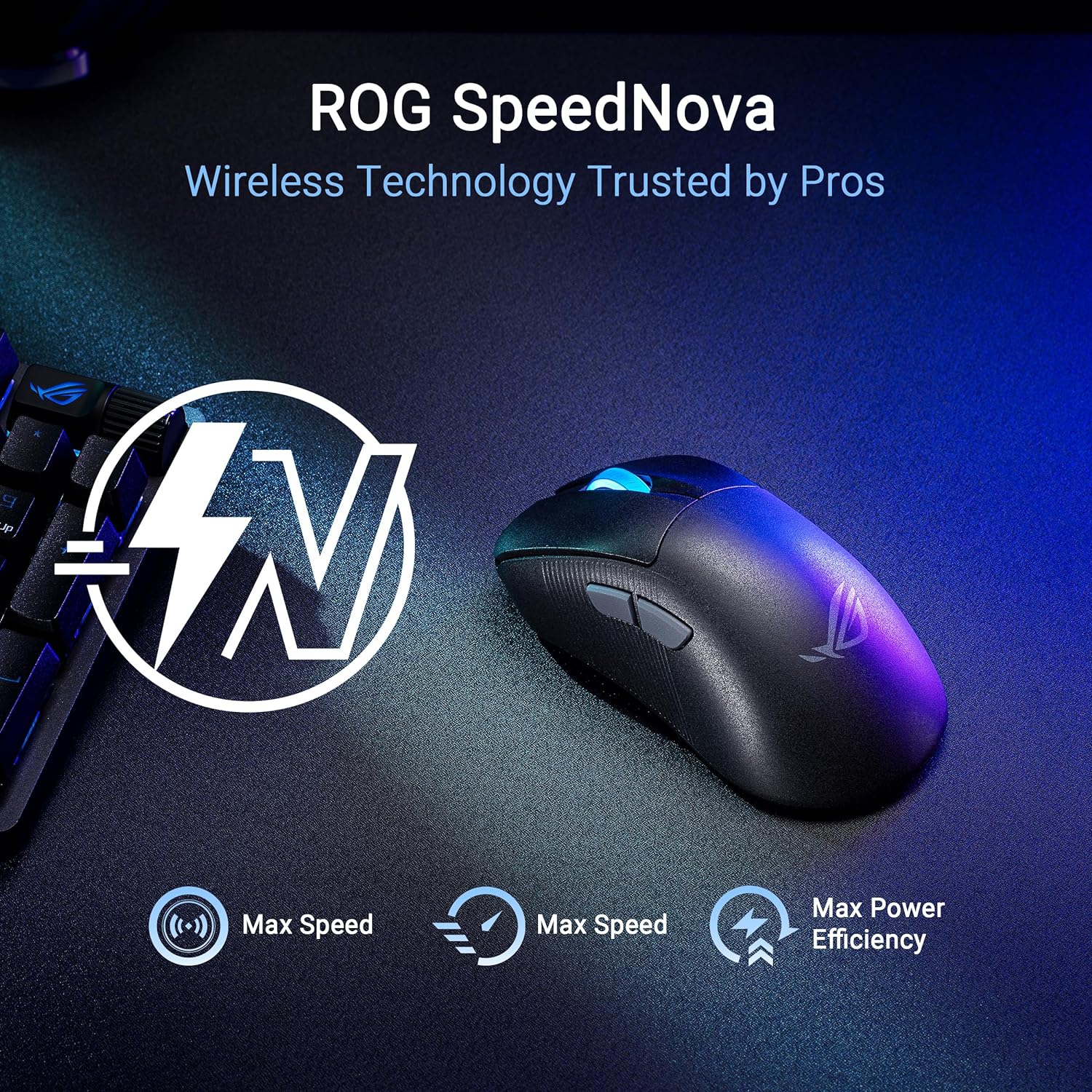 ASUS ROG Keris II Ace is an ultralight 54-gram ergonomic gaming mouse with a shape tested by pro FPS players