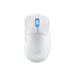 ASUS ROG Keris II Ace Wireless AimPoint White Gaming Maus (ergonomisch, optischer Sensor ROG AimPoint Pro, 42.000 DPI, ROG Optical Micro Switches, USB, Bluetooth, 2,4-GHz-HF ROG SpeedNova, weiß)