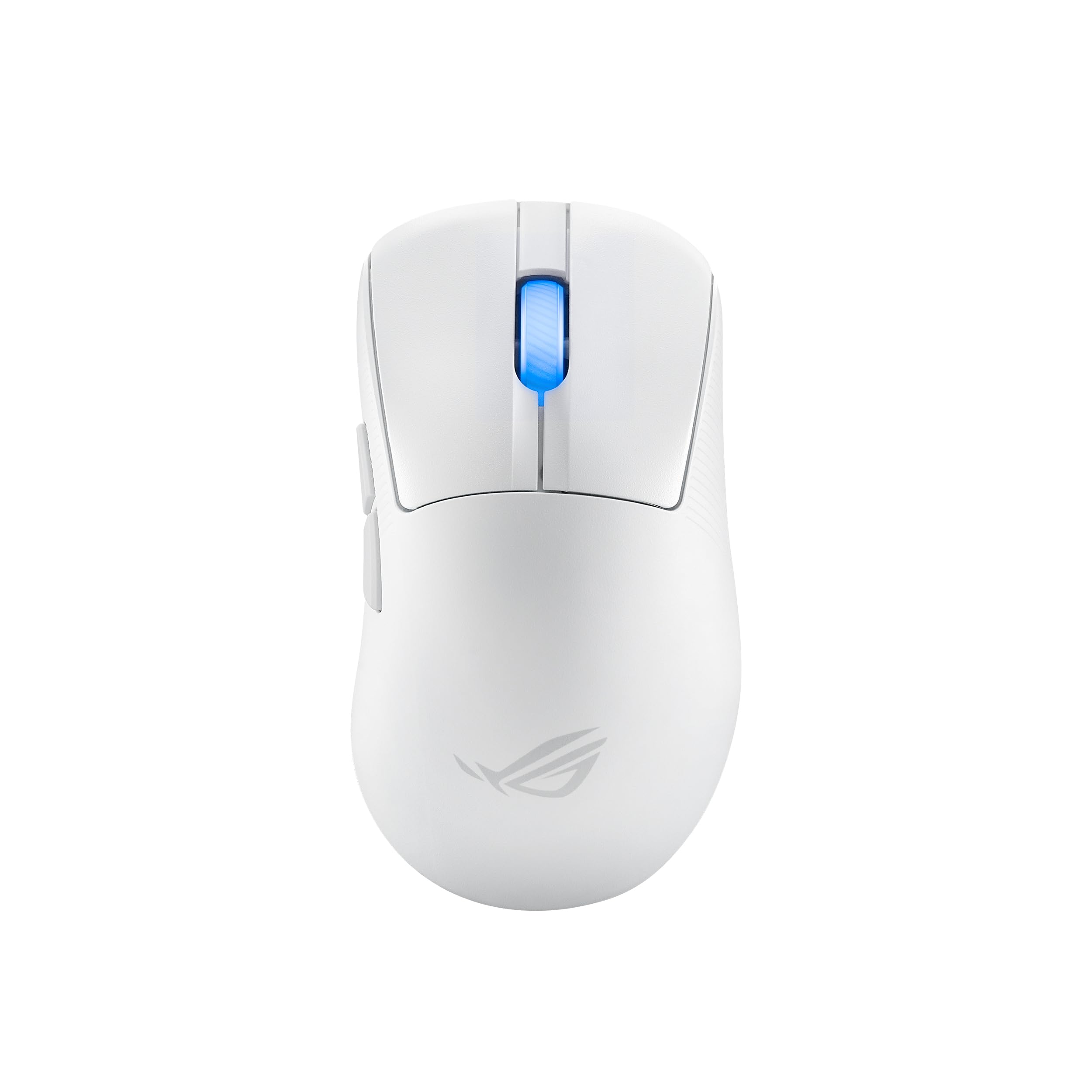 ASUS ROG Keris II Ace Wireless AimPoint White Gaming Maus (ergonomisch, optischer Sensor ROG AimPoint Pro, 42.000 DPI, ROG Optical Micro Switches, USB, Bluetooth, 2,4-GHz-HF ROG SpeedNova, weiß)