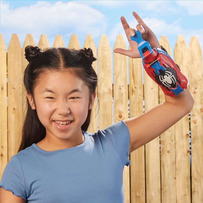 Spider-Man Marvel Real Webs Ultimate Web Blaster, 2-in-1 Blaster, Roleplay Toy, Costume, Toys, Red and Blue