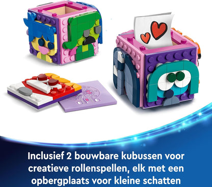 LEGO Disney Pixar Inside Out 2 Mood Cubes Playset, Building Toy for 9 Plus Year Old Girls & Boys, Includes Character Mini-Doll Figures from the Film, Fun Gift to Share Emotions like Joy 43248