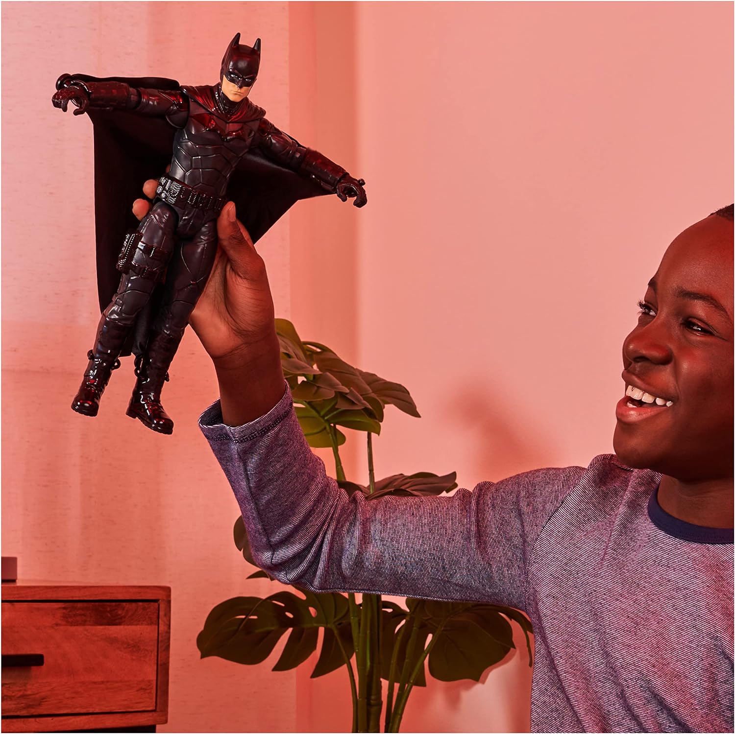 The Batman The Film 6061621 Figuur Batman Wing Suit – 30 cm met gedetailleerde sculptuur van de film – speelgoed voor kinderen vanaf 3 jaar