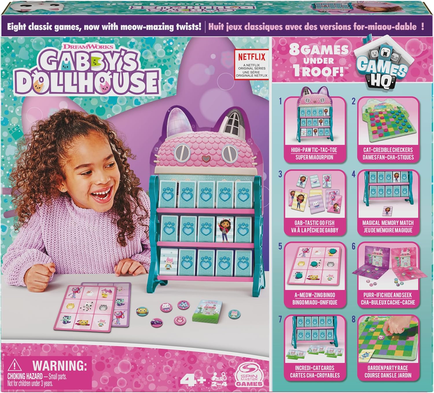Gabby's Poppenhuis - Spellenpakket met 8 spellen