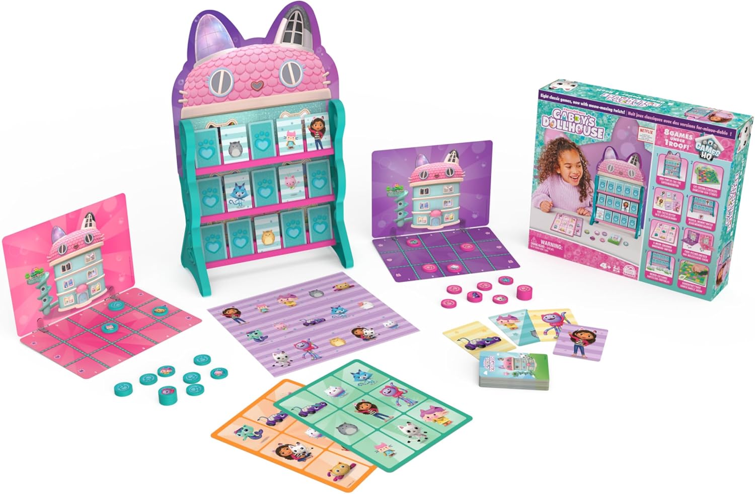 Gabby's Poppenhuis - Spellenpakket met 8 spellen