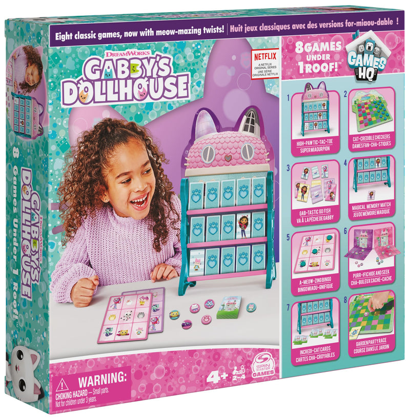 Gabby's Poppenhuis - Spellenpakket met 8 spellen