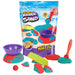 Kinetic Sand, Mould N' Flow 24 Oz Sand in 2 Colours Red and Green 3 Tools for Modeling and Creating, Toy for Kids and Girls, 3+ Years Old