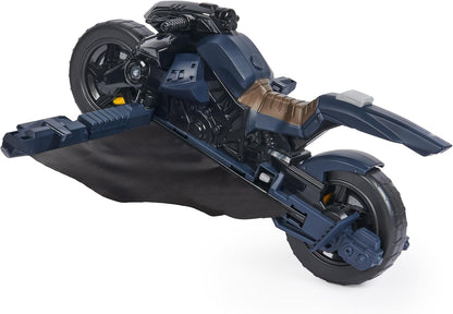 DC Comics - Batman Adventures - Batman Batcycle - transformerende 2-in-1 Batcycle & Batglider