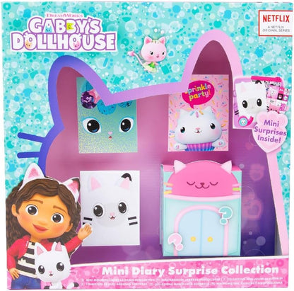 Gabby's poppenhuis, mini-dagboek, verrassingscollectie, meisjes, briefpapier, set voor kinderen vanaf 3 jaar