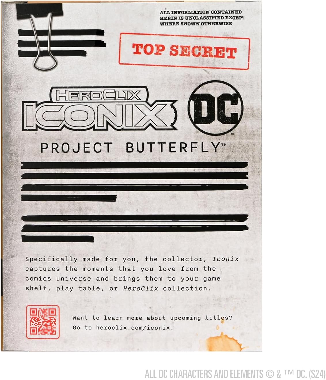 Dc Comics HeroClix Iconix: Peacemaker Project Butterfly