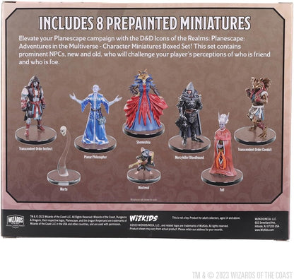 D&D Icons of the Realms: Planescape: Adventures in the Multiverse - Character Miniatures Boxed Set | WizKids Minis | Painted Figures