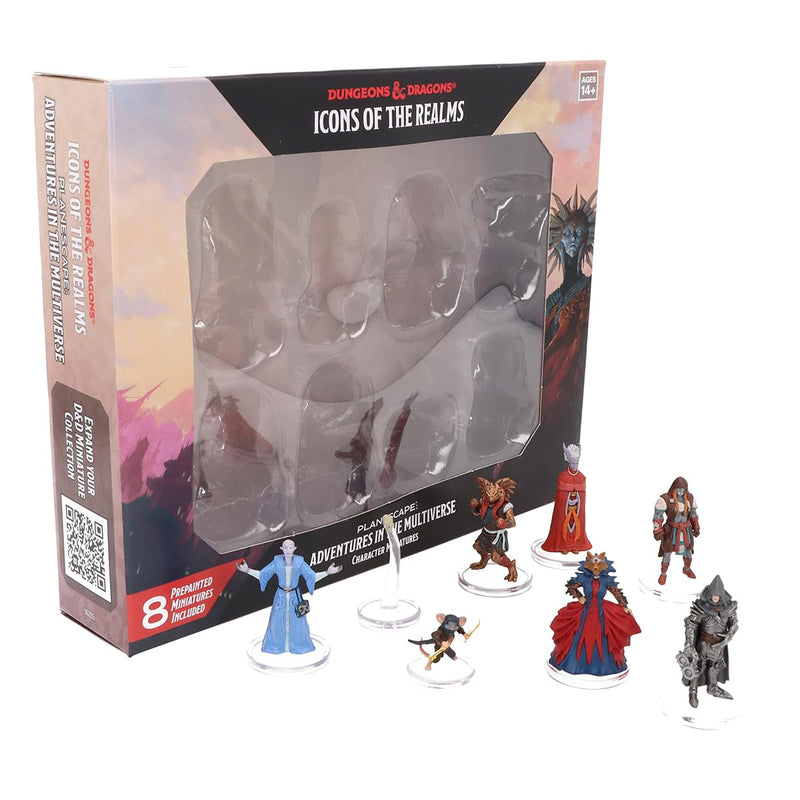 D&D Icons of the Realms: Planescape: Adventures in the Multiverse - Character Miniatures Boxed Set | WizKids Minis | Painted Figures