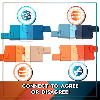 Adam's Apple Games Agree to Disagree - The Icebreaker Game Where Nobody Wins if Everyone Agrees - Fun Party Game for Coworkers, Families, or Friends. Fun or Real Talk Gamified for 2 to 8 Players.