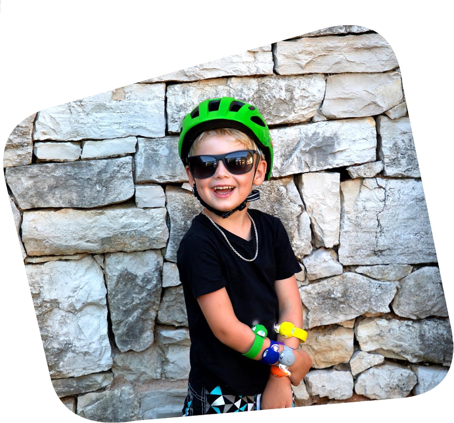 Crazy Safety Cool S.W.A.T. Children's Bike Helmet | Bicycle helmet for children aged 6-12 years for bicycles, skateboards, mountain bikes, skates, USB rechargeable tail light |