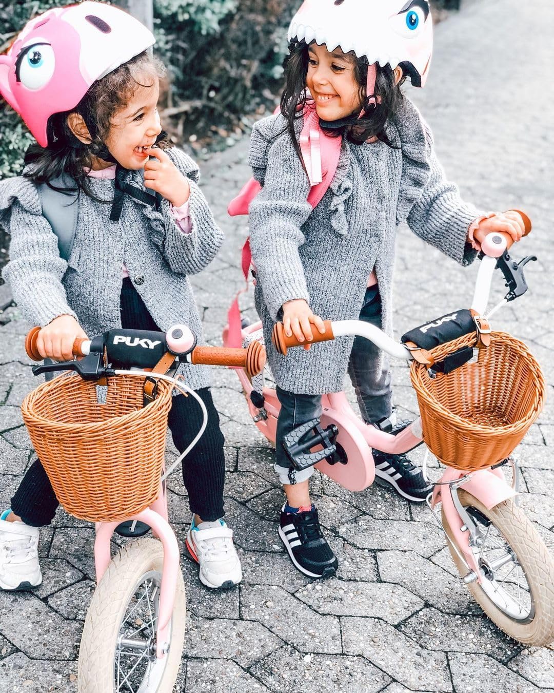 Fietshelm voor kinderen | Oranje Tijger | Crazy Safety | EN1078 Gecertificeerd Witte Zebra S (49-55cm