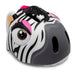 Fietshelm voor kinderen | Oranje Tijger | Crazy Safety | EN1078 Gecertificeerd Witte Zebra S (49-55cm