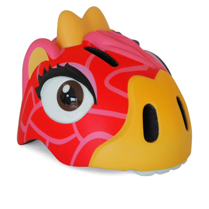 Fietshelm voor kinderen | Oranje Tijger | Crazy Safety | EN1078 Gecertificeerd Rode Giraffe S (49-55cm)