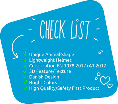 Fietshelm voor kinderen | Oranje Tijger | Crazy Safety | EN1078 Gecertificeerd Rode Giraffe S (49-55cm)