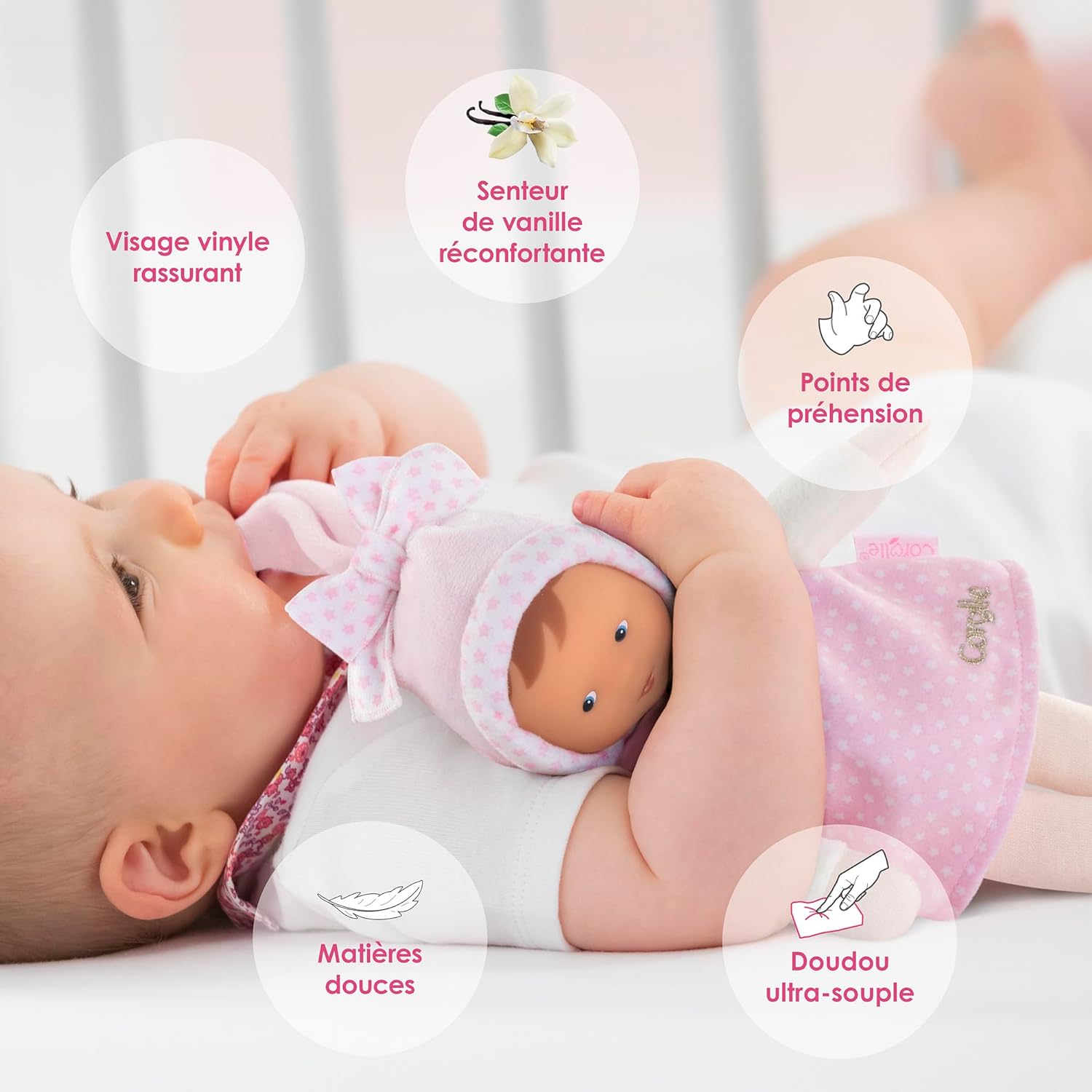 Corolle - My Doudou, Miss Dreams of Stars, 25 cm, from birth, 9000010140