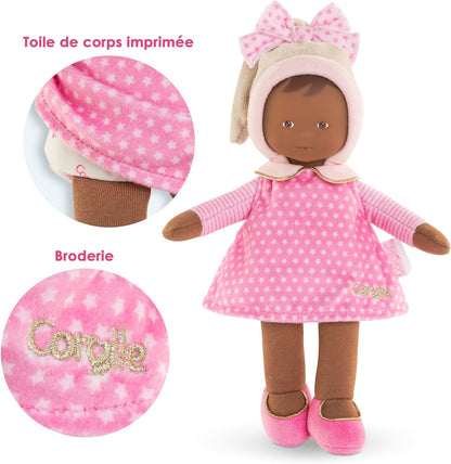 Corolle 9000010160 Miss Rose Dream of Stars Comforter, 25 cm, from Birth