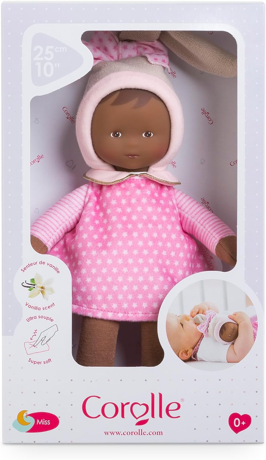 Corolle 9000010160 Miss Rose Dream of Stars Comforter, 25 cm, from Birth