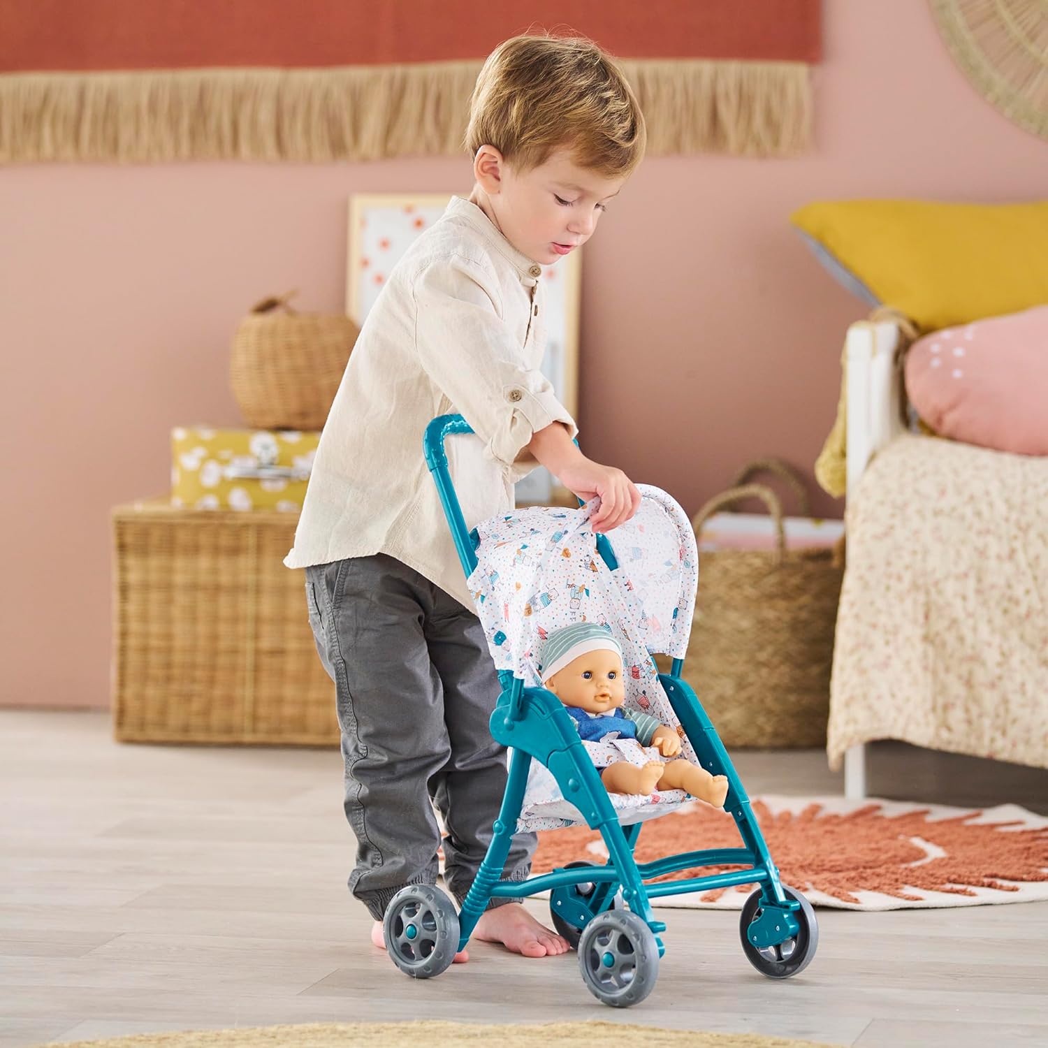 Corolle 9000111000 Baby Pushchair Bear Accessory for 30 cm Dolls from 18 Months