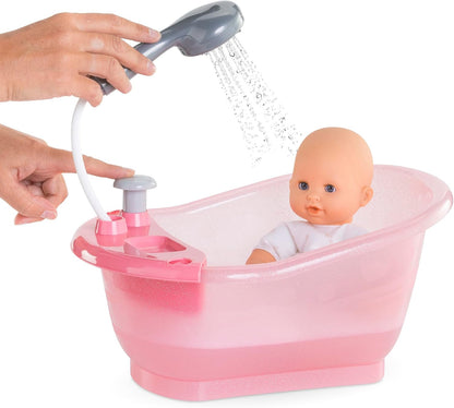 Corolle Bathtub, accessory, for 30 and 36 cm dolls, from 3 years, 9000141660, Pink, 13.78 x 10.63 x 7.48
