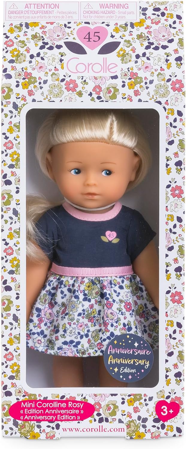 Corolle Mini Corollines, Rosy, Birthday Edition, 20 cm, from 3 Years, 9000240110