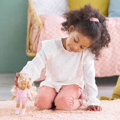 Corolle - MES Mini Corollines, Set Rosy Ballerina, 20 cm, ab 3 Jahren, 9000240130