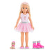 Corolle Girls Valentine Ballerina Set, Ankleidepuppe mit Hund, Krönchen, Ohrringe, extra Schlittschuhe, Vanilleduft, 28cm, ab 4 Jahren