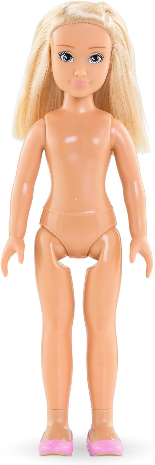 Corolle Girls Valentine Ballerina Set, Ankleidepuppe mit Hund, Krönchen, Ohrringe, extra Schlittschuhe, Vanilleduft, 28cm, ab 4 Jahren