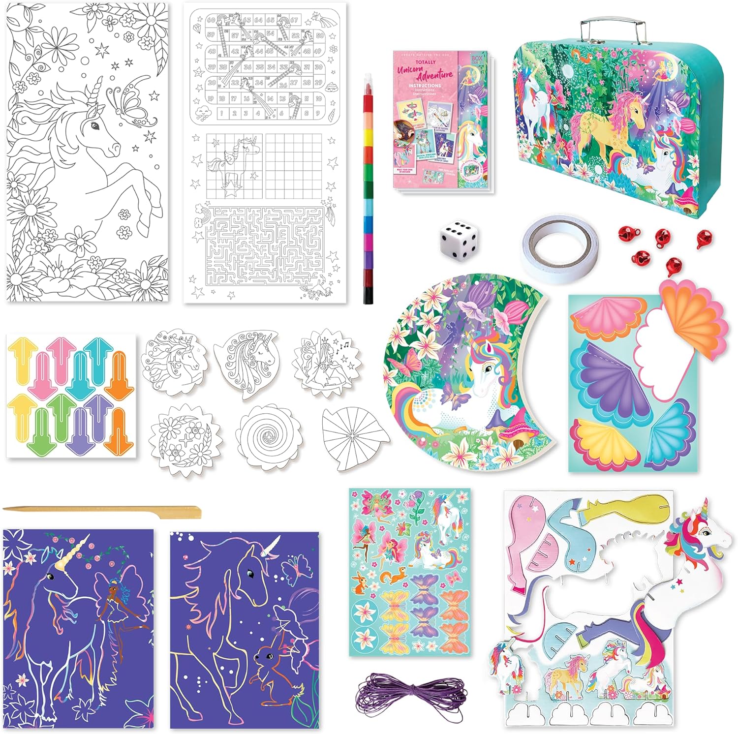 Box Candiy - Multi Craft & Activity Set - Totally Unicorn Adventure - (Bc-S2107)