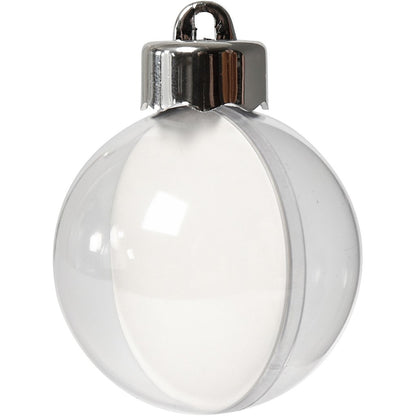 Baubles for decorating, D: 5 cm, 10 pcs