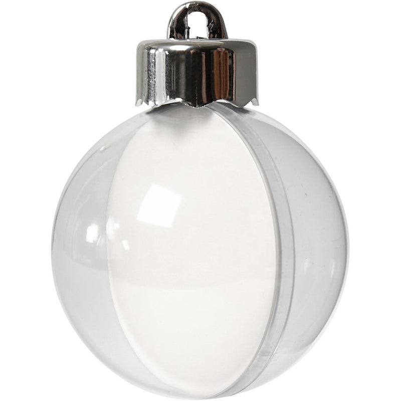 Baubles for decorating, D: 5 cm, 10 pcs