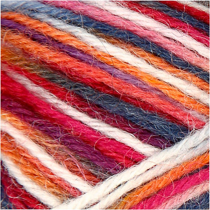 Sockenwolle L 200 M 50 G Harmonie In Blau-rot