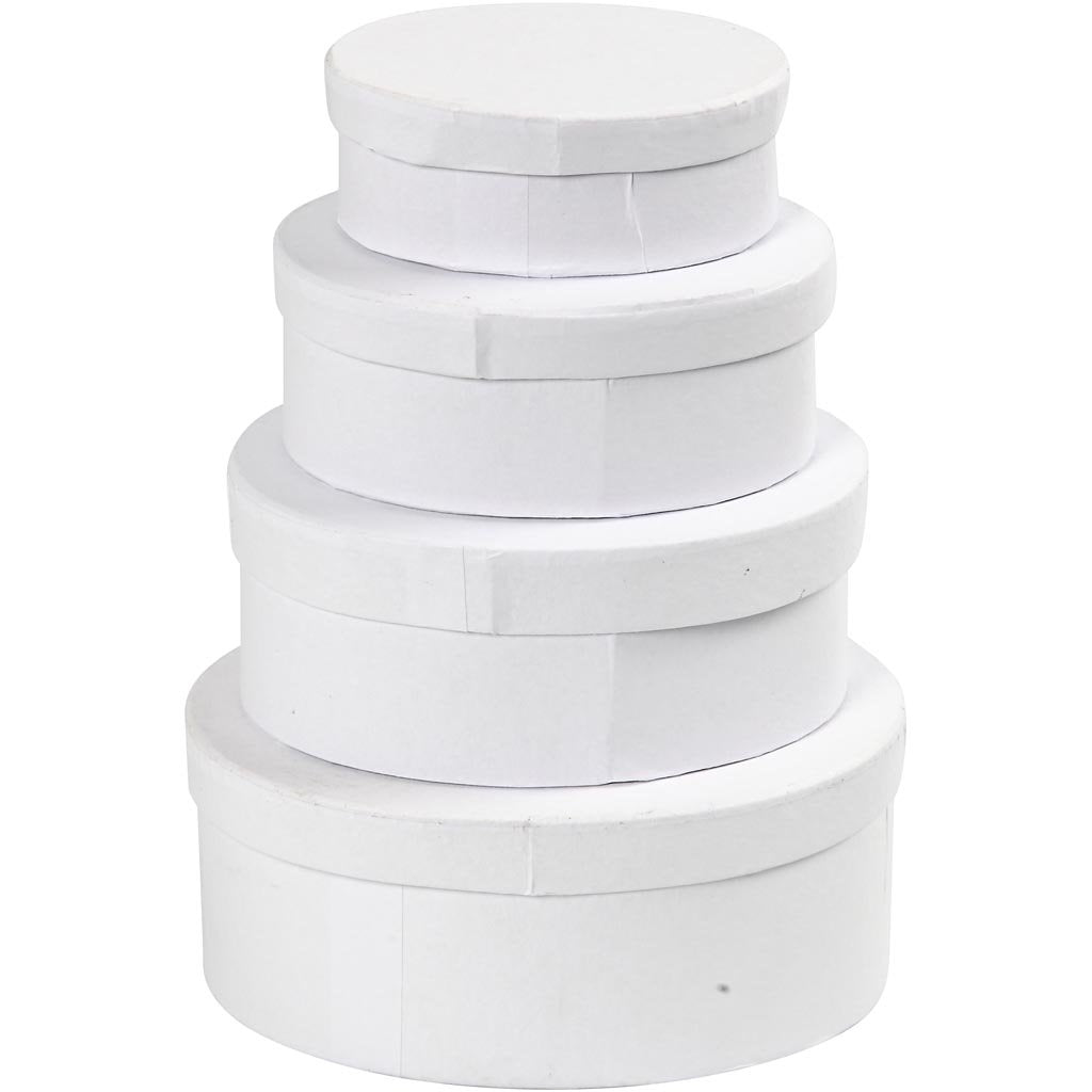 264030C Oval Boxes L:10+12+14+16cm H:4+5+6+