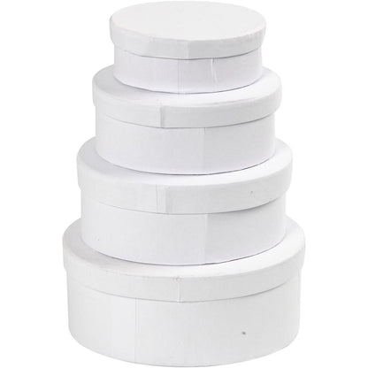 264030C Oval Boxes L:10+12+14+16cm H:4+5+6+