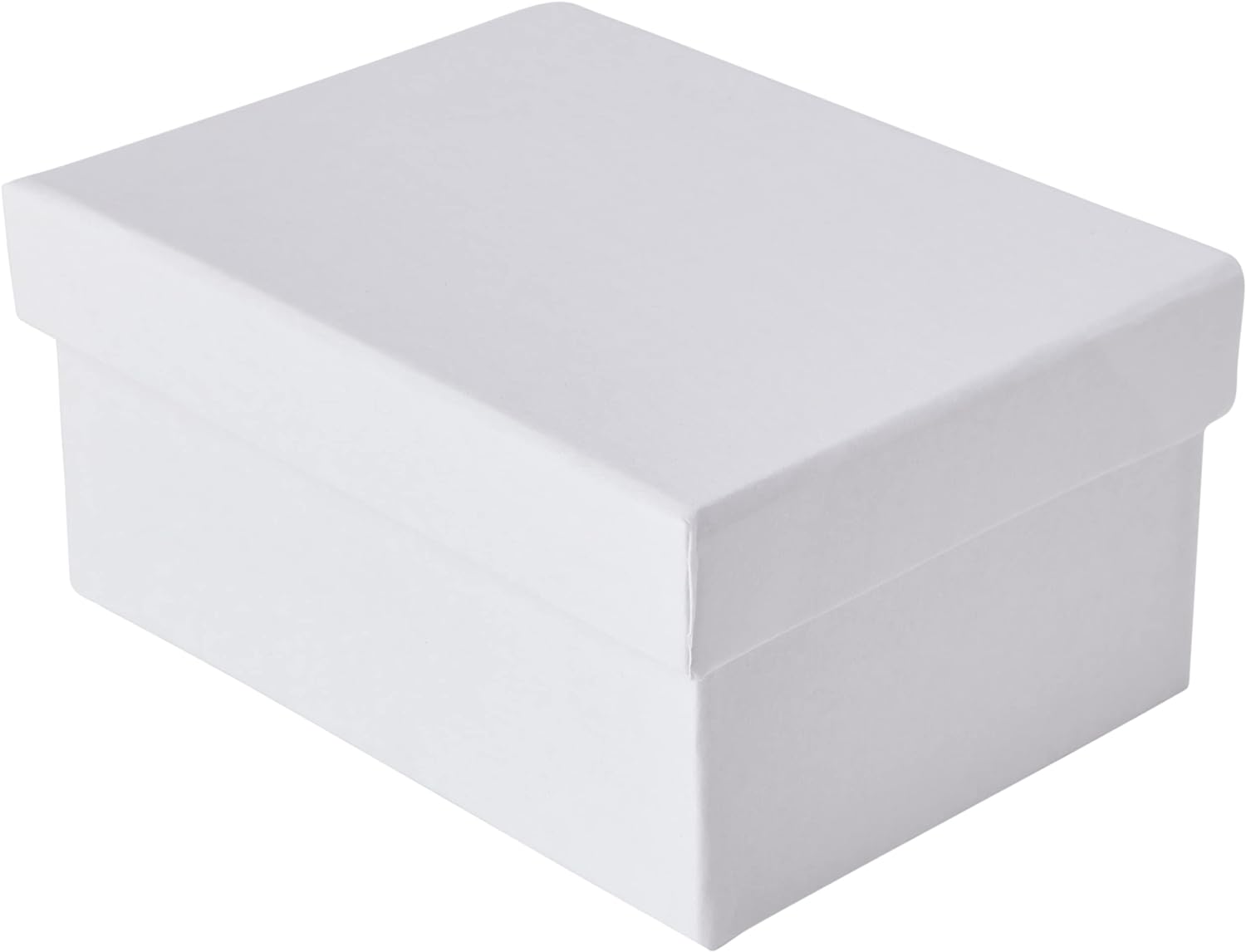 Creativ 264050 Multipurpose Rectangular Gift Boxes, Suitable for Arts and Crafts, White, 4 Assorted Sizes: 7,5 x 5 x 3,5 cm, Size: 9,5 x 7 x 4,5 cm, Size: 11,5 x 8,5 x 5,5 cm, Size: 14 x 11 x 6,5 cm