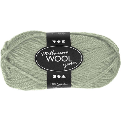 Creativ Company Melbourne Yarn, Light Green