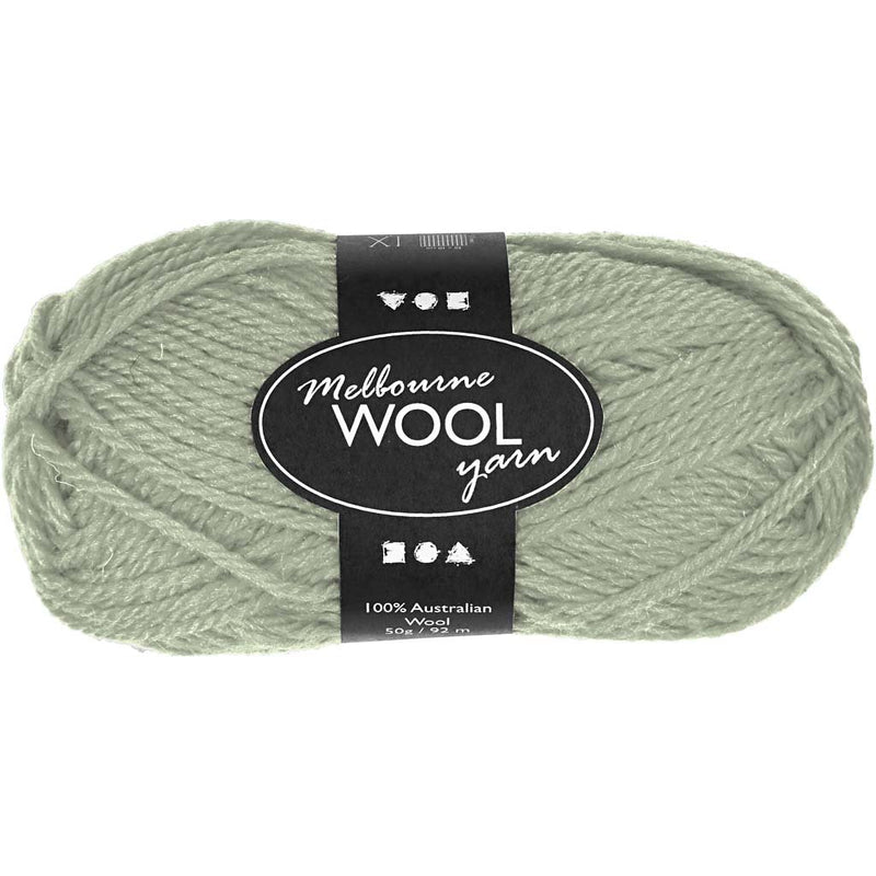 Creativ Company Melbourne Yarn, Light Green