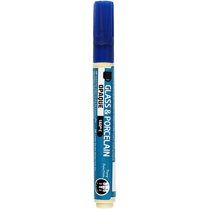 Creativ Company 1-Piece Glass and Porcelain Markers, Dark Blue