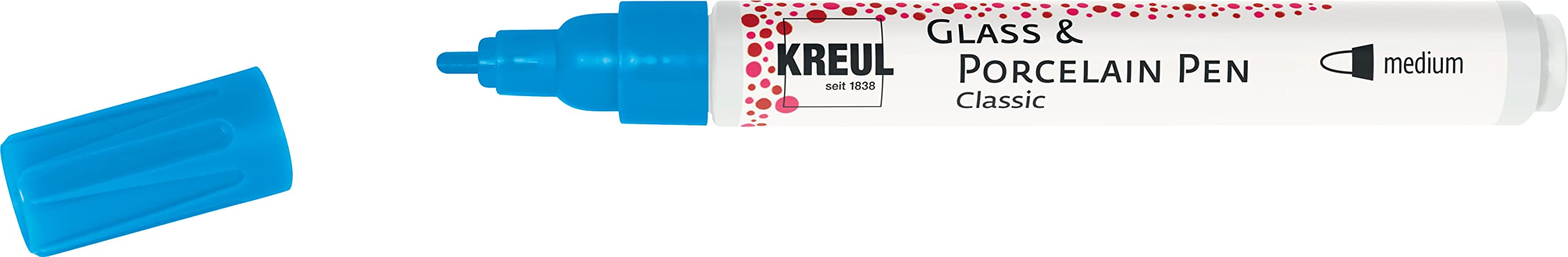 KREUL Porseleinen kleurstift PorcelainPen briljant 160 °C porseleinen pennen glas pennen porselein
