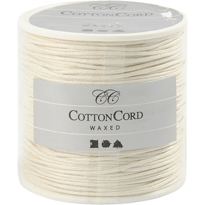 Cotton Cord, 1 mm, off-white, 40m