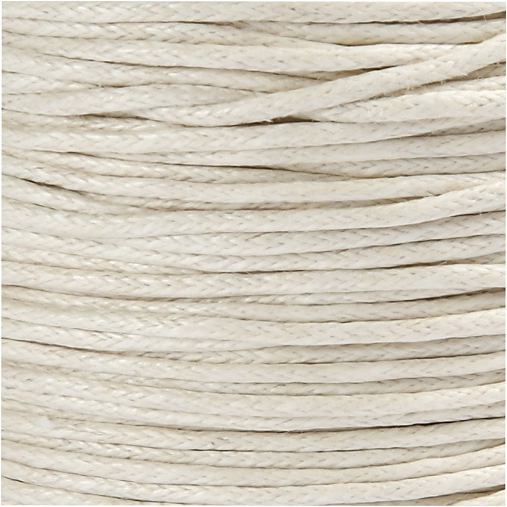 Cotton Cord, 1 mm, off-white, 40m