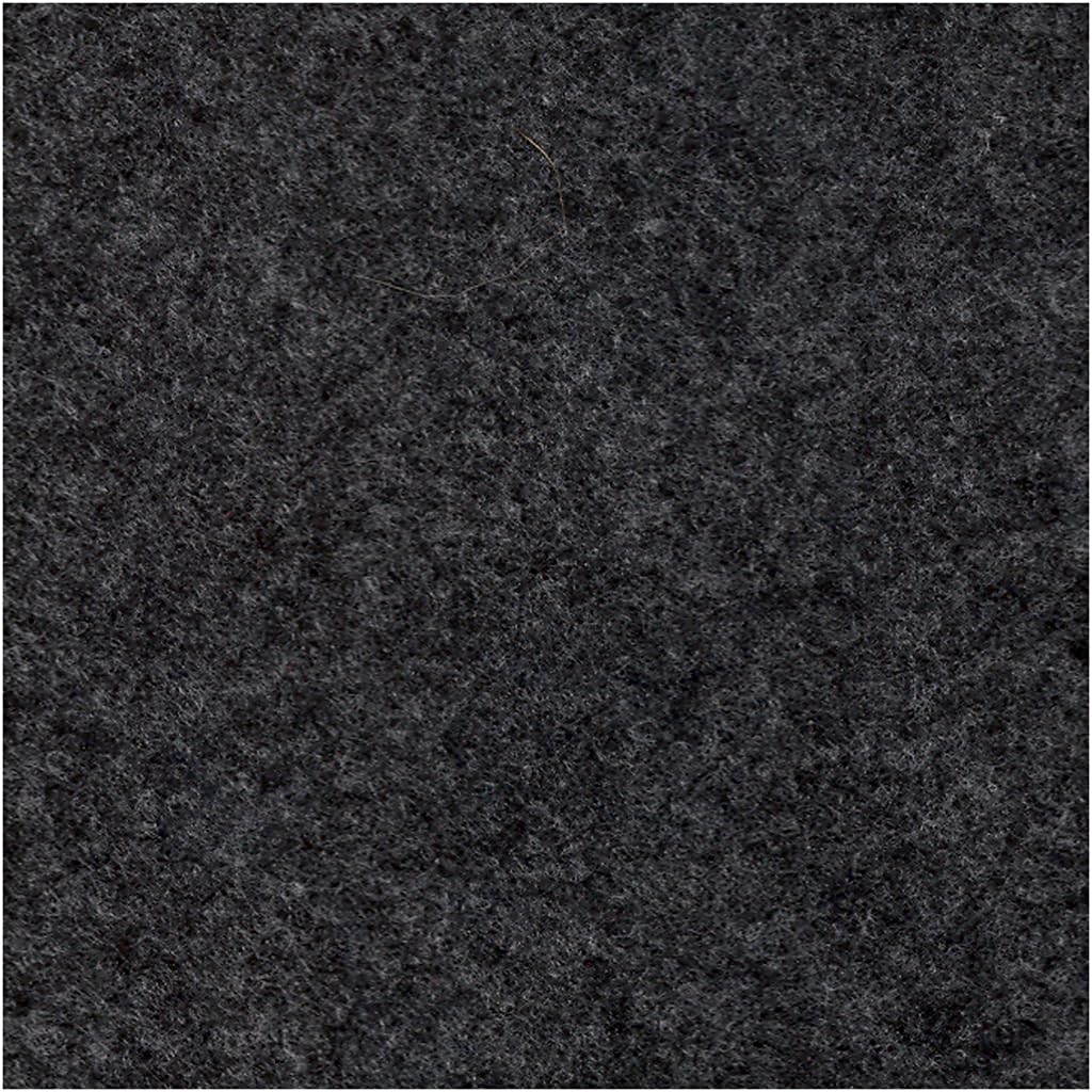 Creativ Company 10-Piece Craft Felt, Black