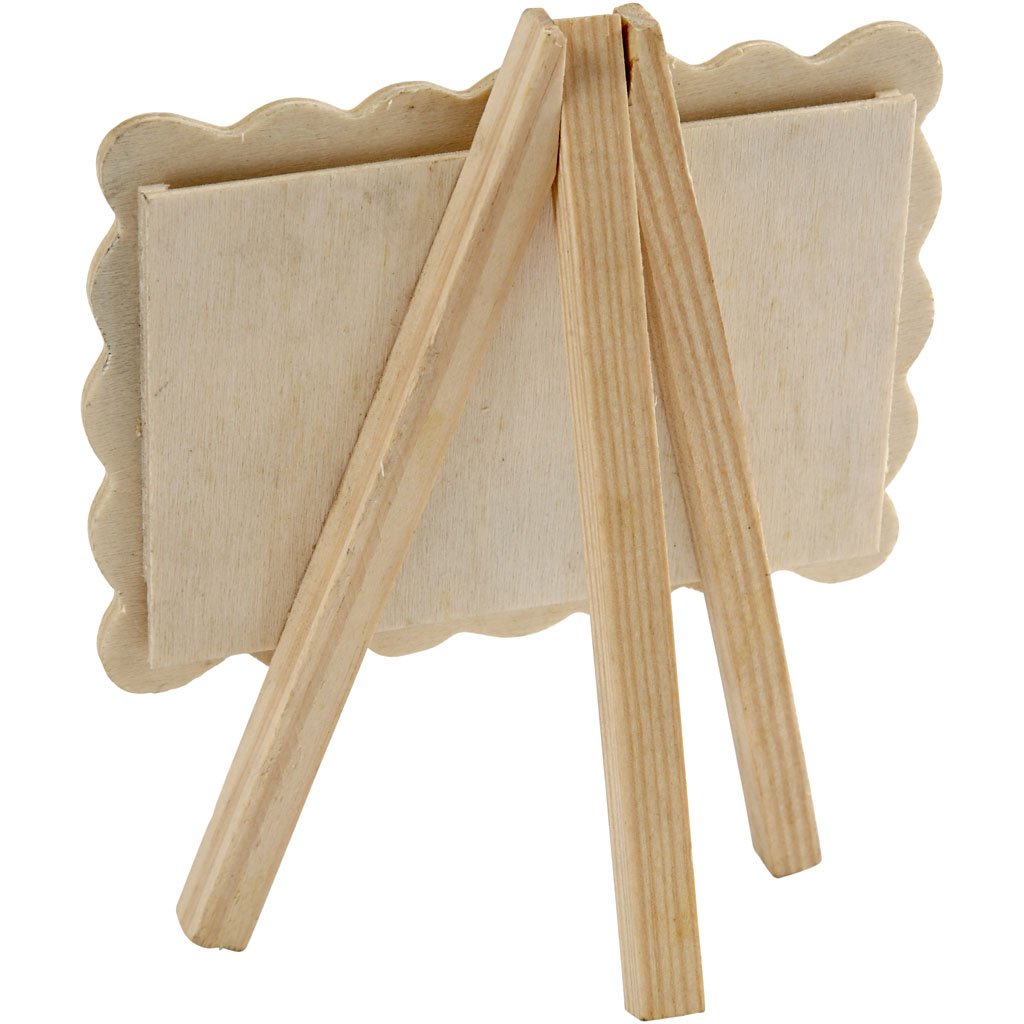 Frame on a easel, size 13,2x11,5 cm, thickness 18 mm, plywood, 1pc