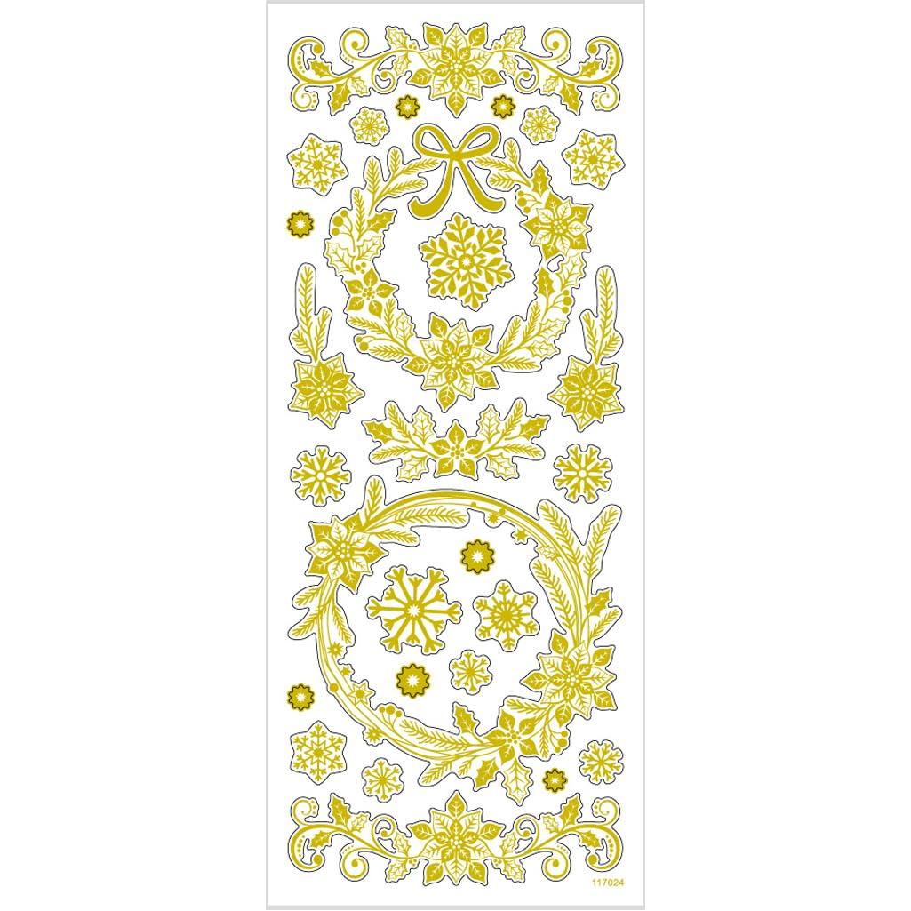 Creativ Company 29150 Foil Gold 29pcs decorative sticker
