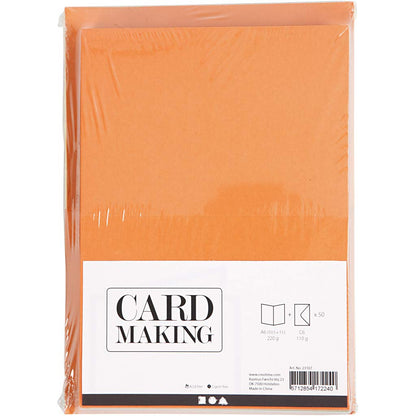Karten & Kuverts Kartengr??e 105x15 Cm Umschlaggr??e 115x165 Cm 50 Sets Sortierte Farben