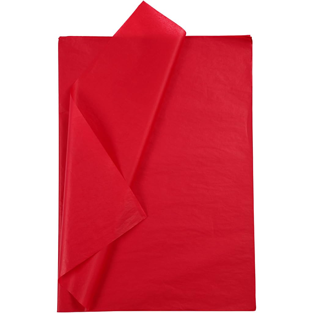 Creativ Seidenpapier, Rot, Einheitsgröße